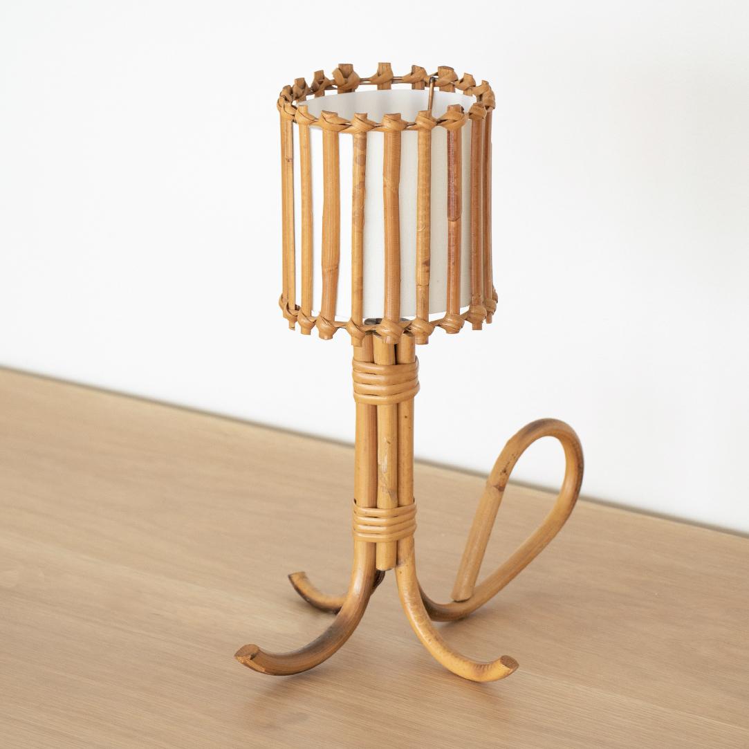 French Rattan Lamp 1