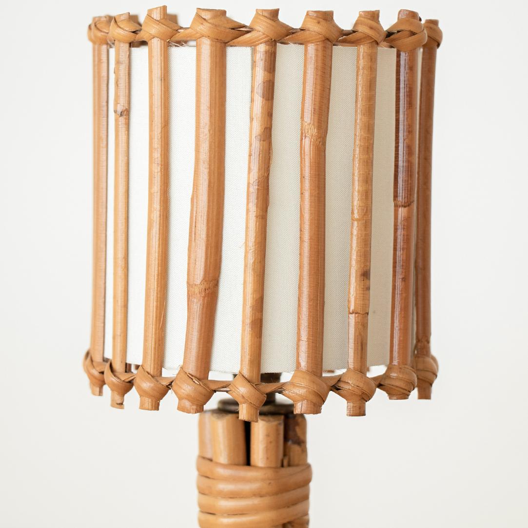 French Rattan Lamp 2