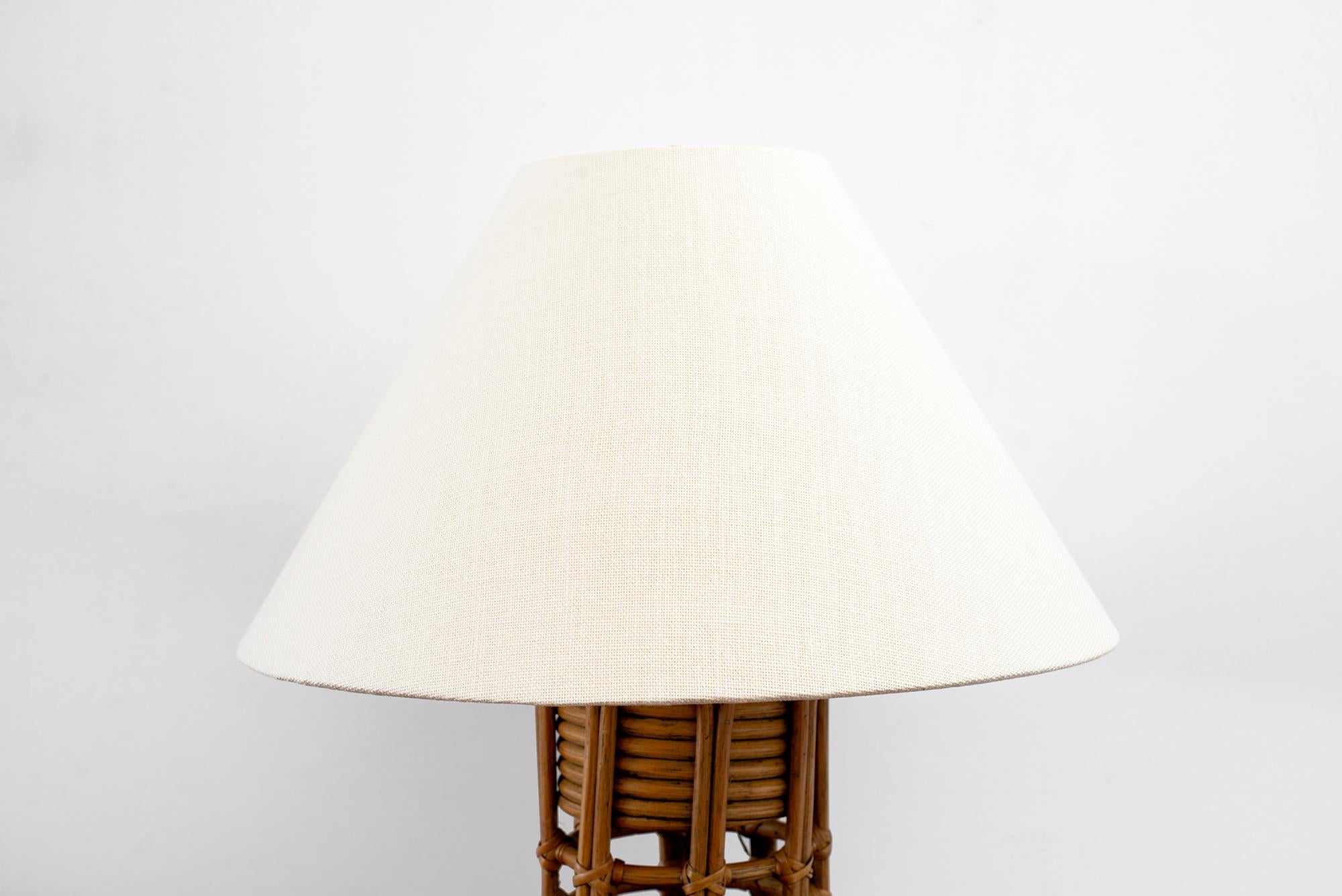 French Rattan Lamp 4