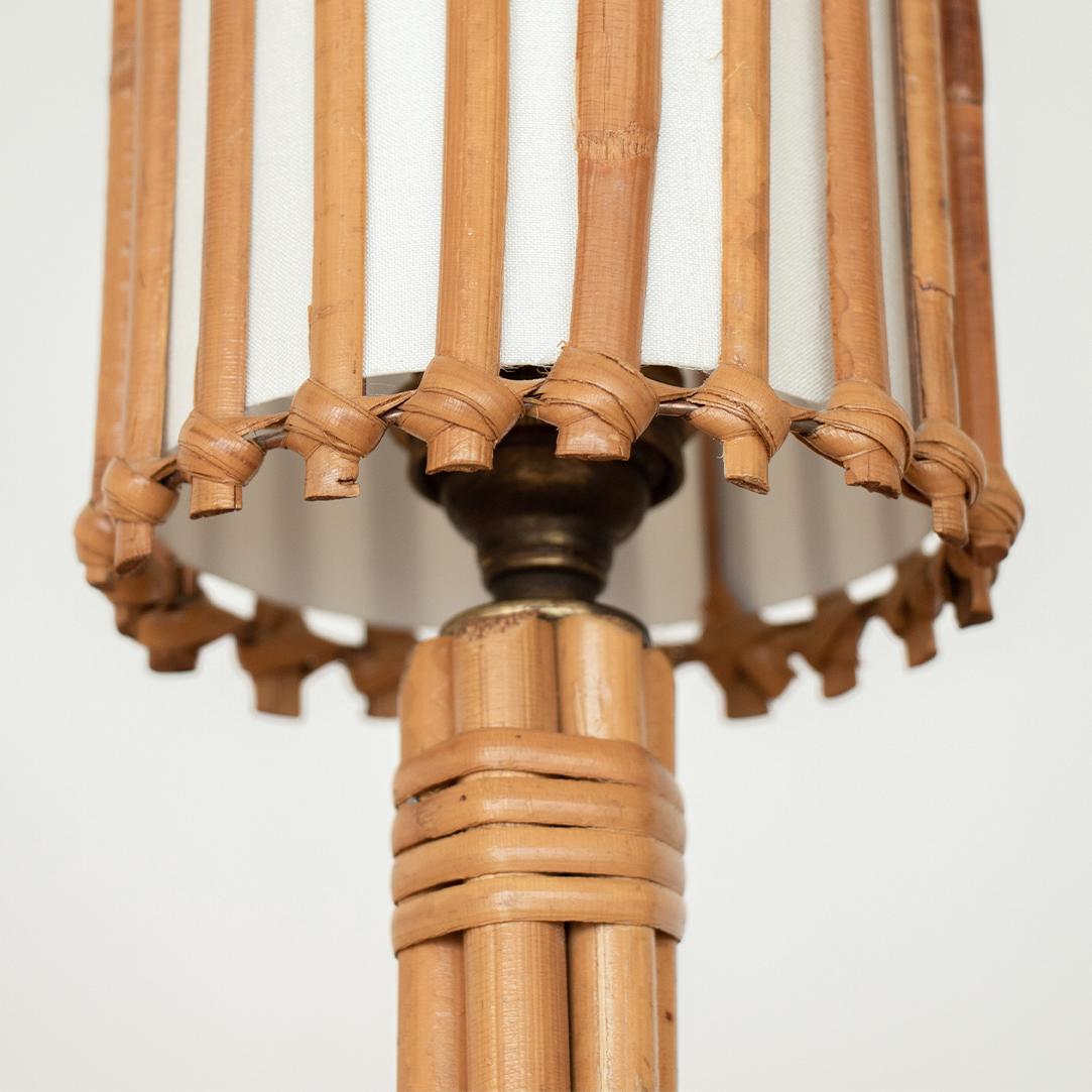 French Rattan Lamp 3