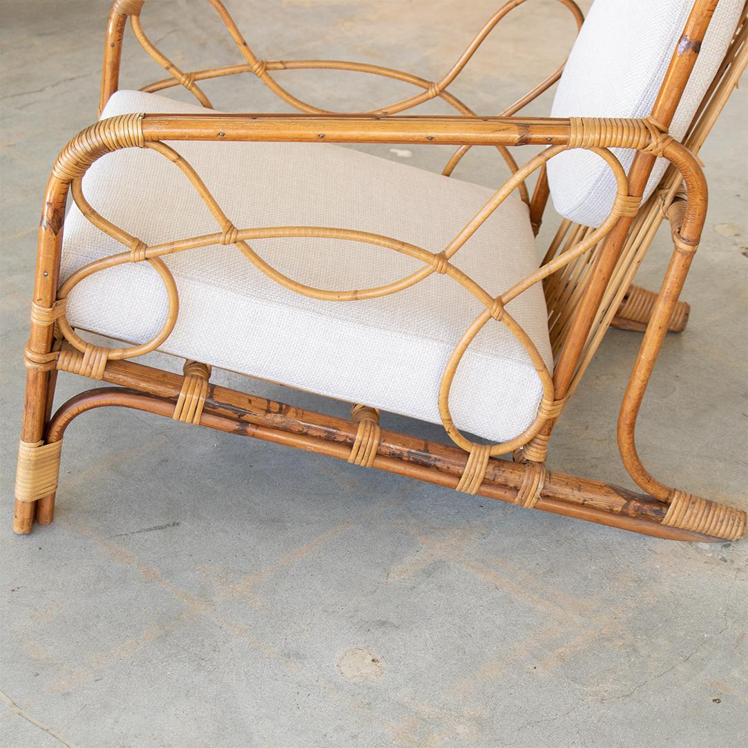 French Rattan Lounge Chair 6