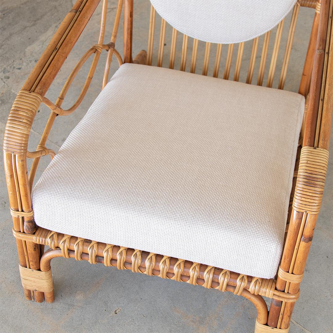 French Rattan Lounge Chair 5