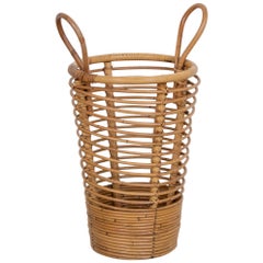 French Rattan Umbrella Holder