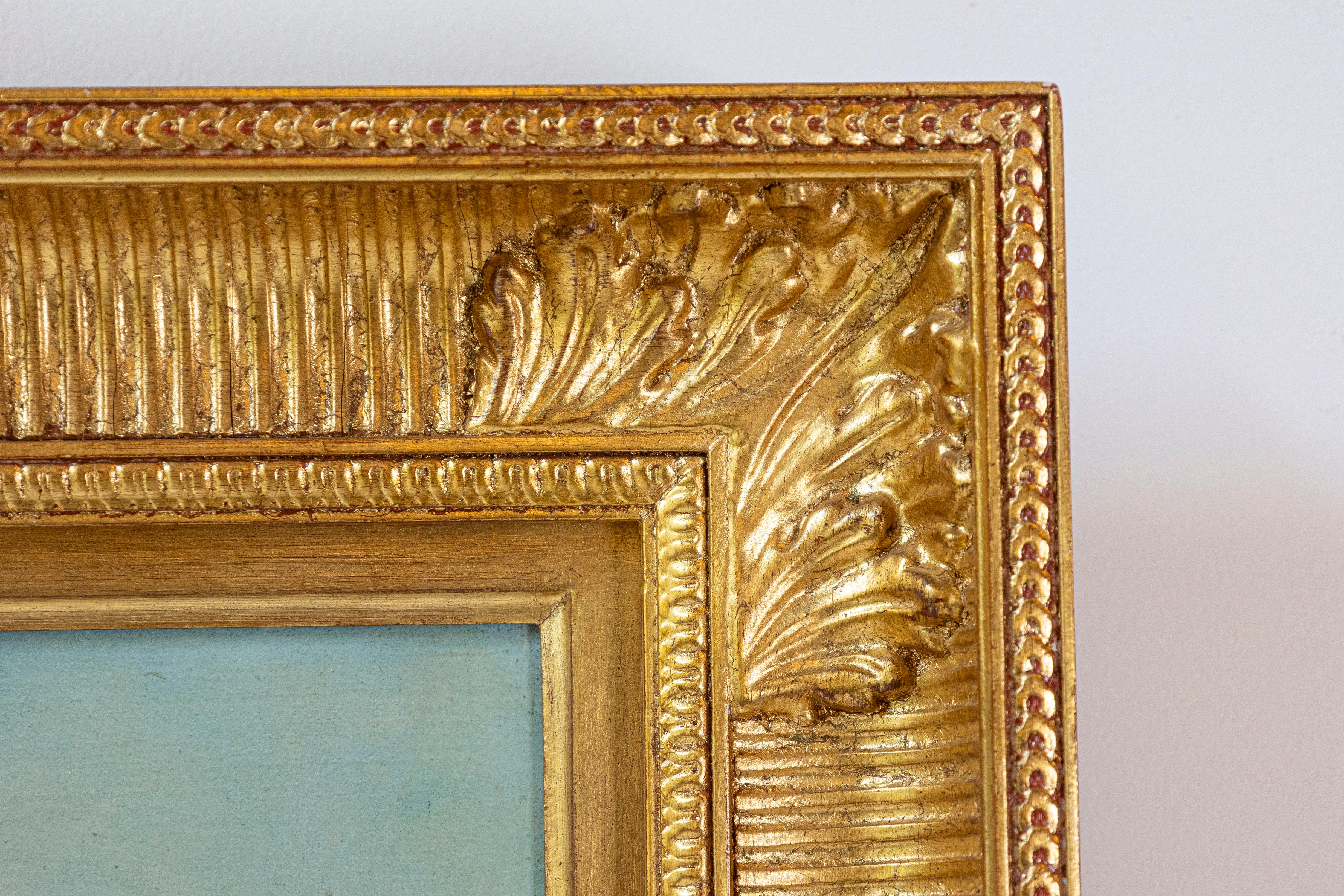 Quadro realista francese a olio su tela con mucca firmato da Théodore Levigne, 1880 circa In condizioni buone in vendita a Atlanta, GA