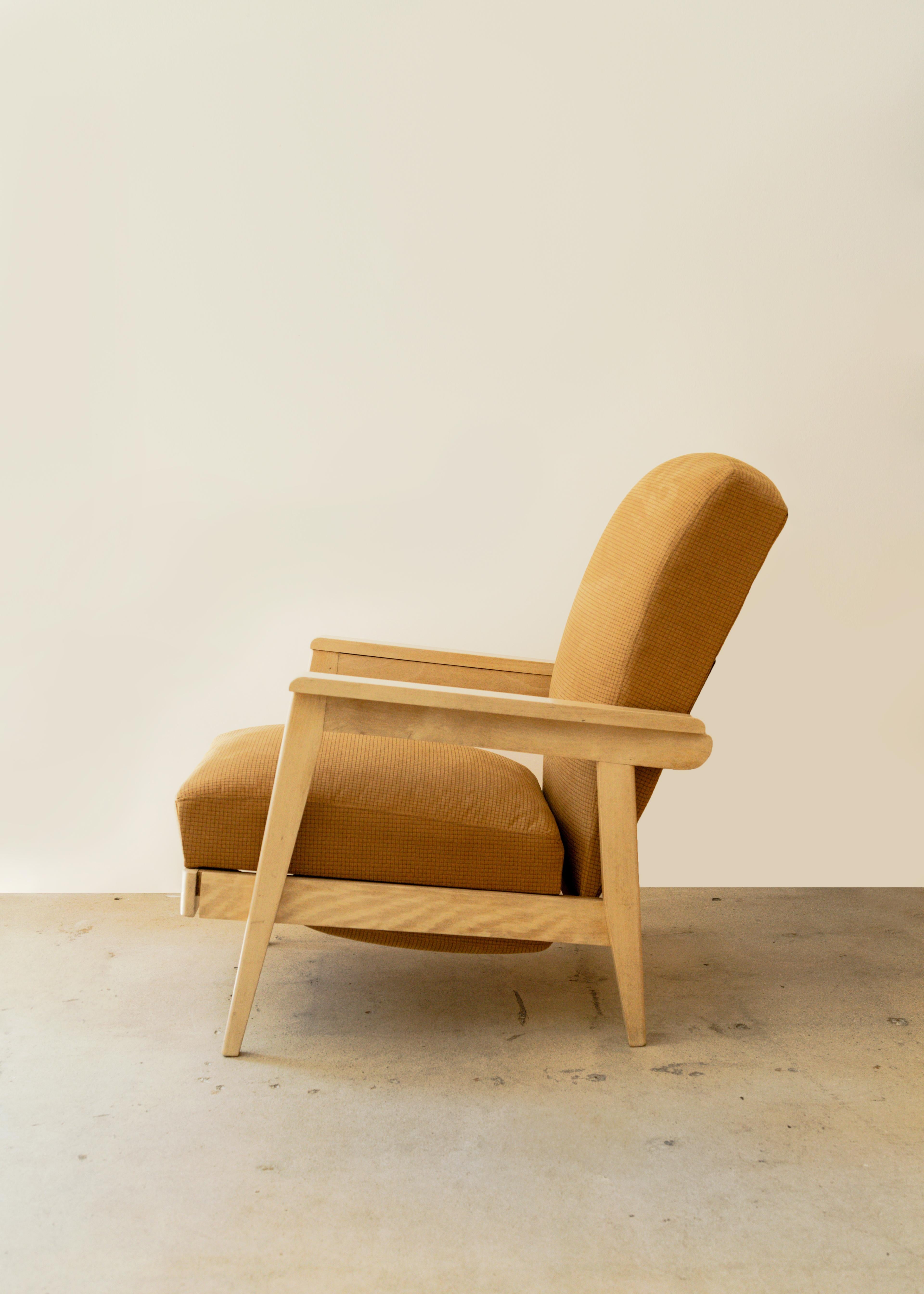 French Reclining Lounge Chair (Französisch) im Angebot