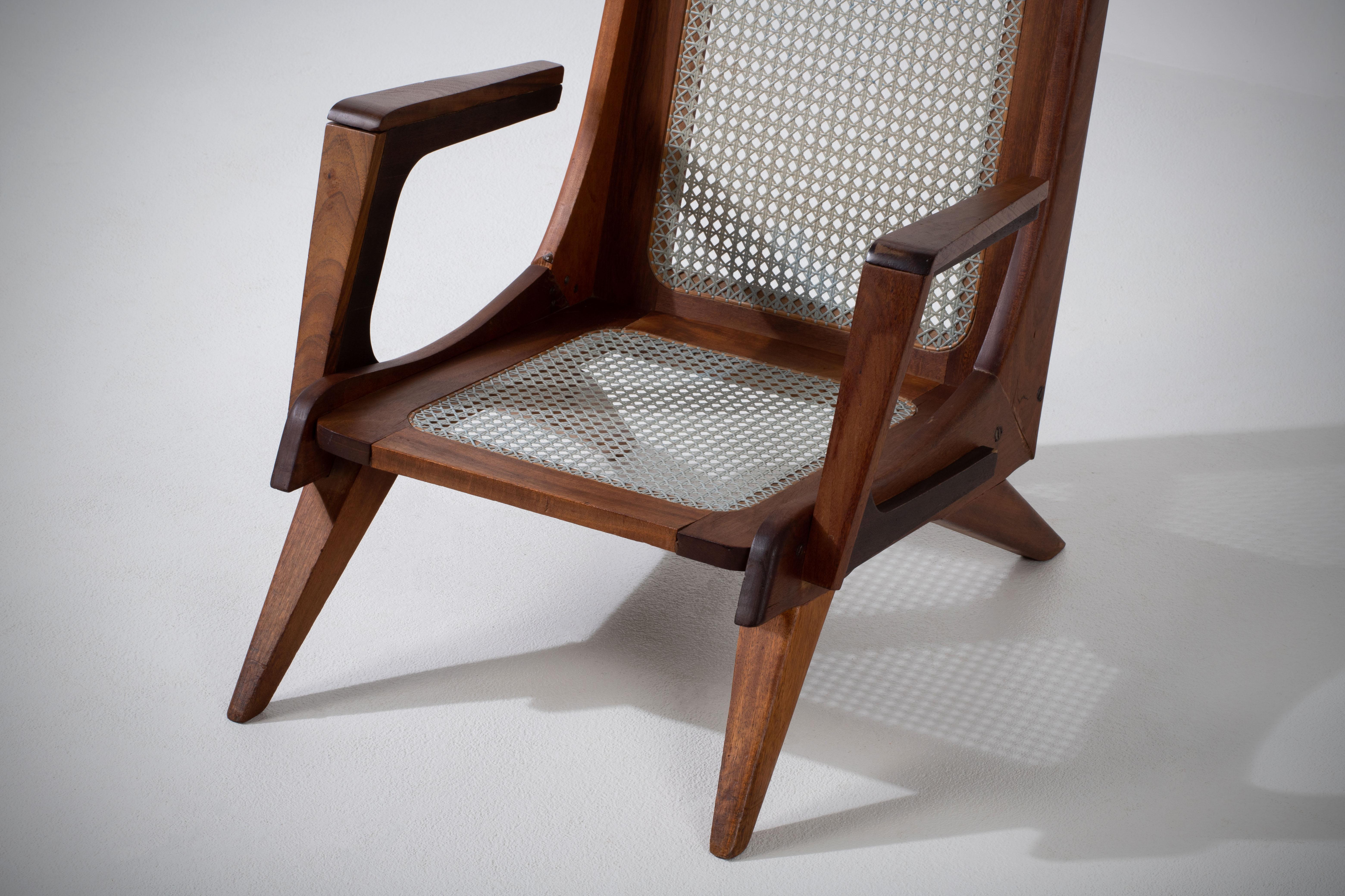 Mid-20th Century French Reconstruction Lounge Chair For Sale