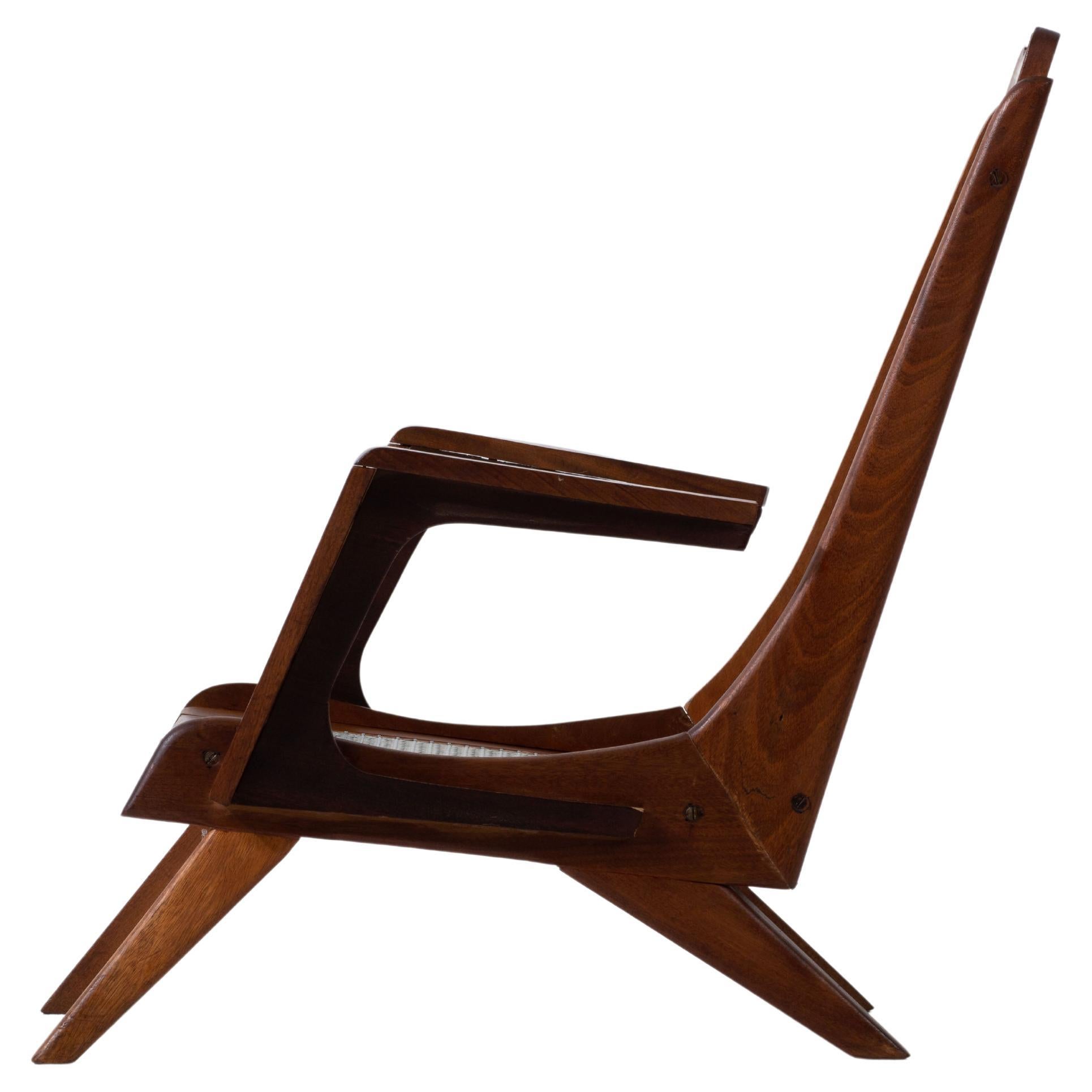 French Reconstruction Lounge Chair For Sale