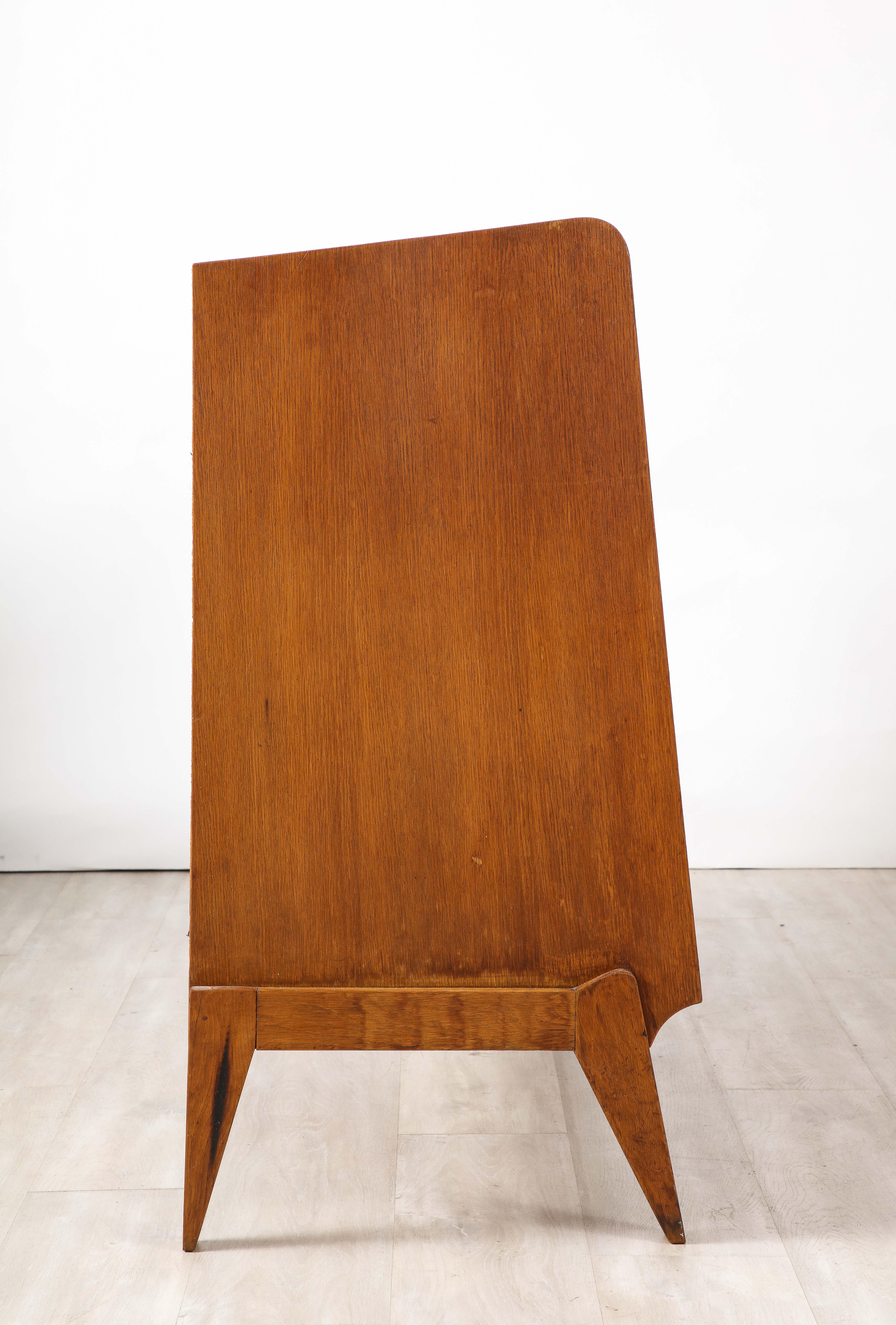 French Reconstruction Oak Cabinet, France, circa 1950 In Good Condition For Sale In New York, NY