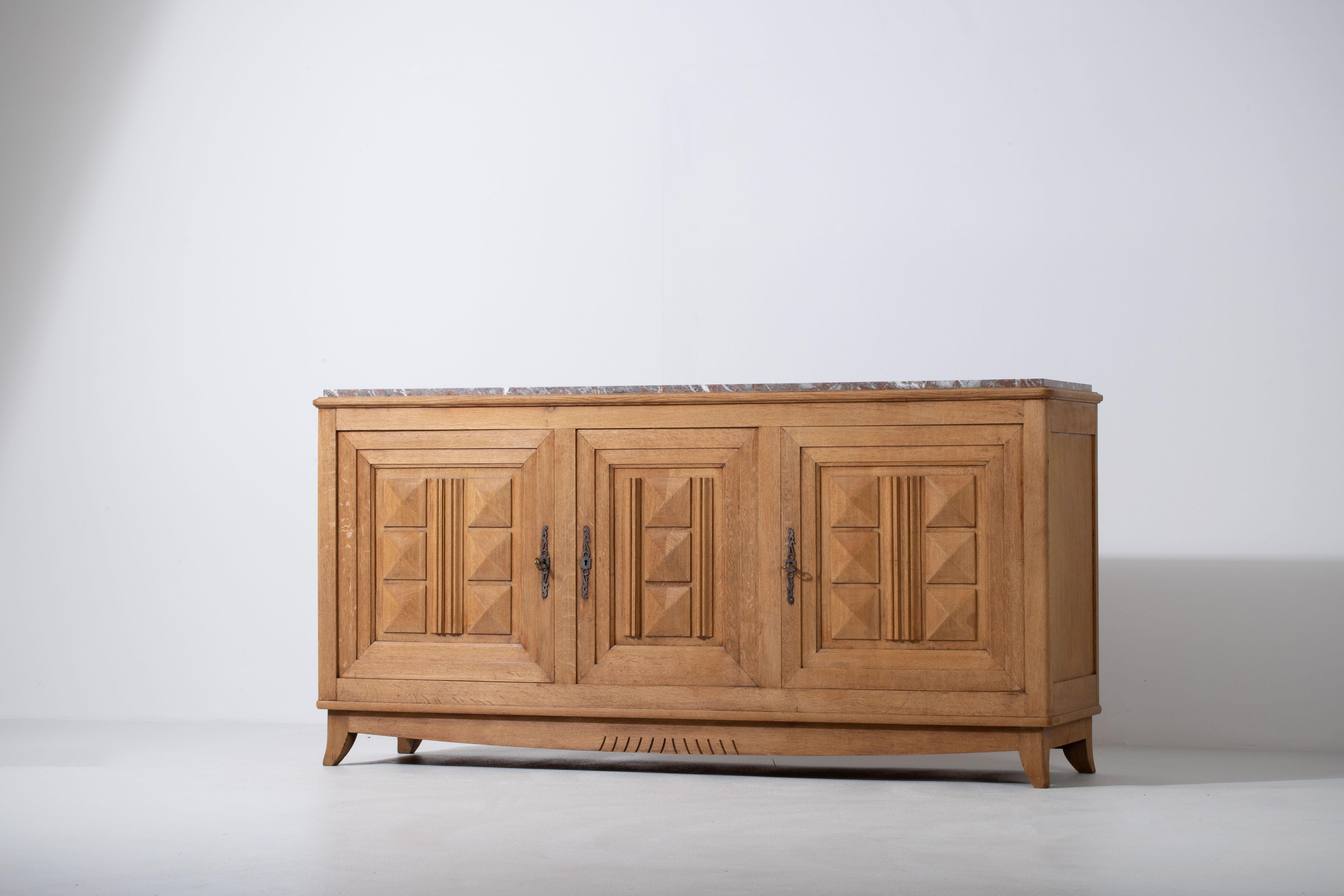 Armoire à deux portes de la Reconstruction française par René Gabriel 7
