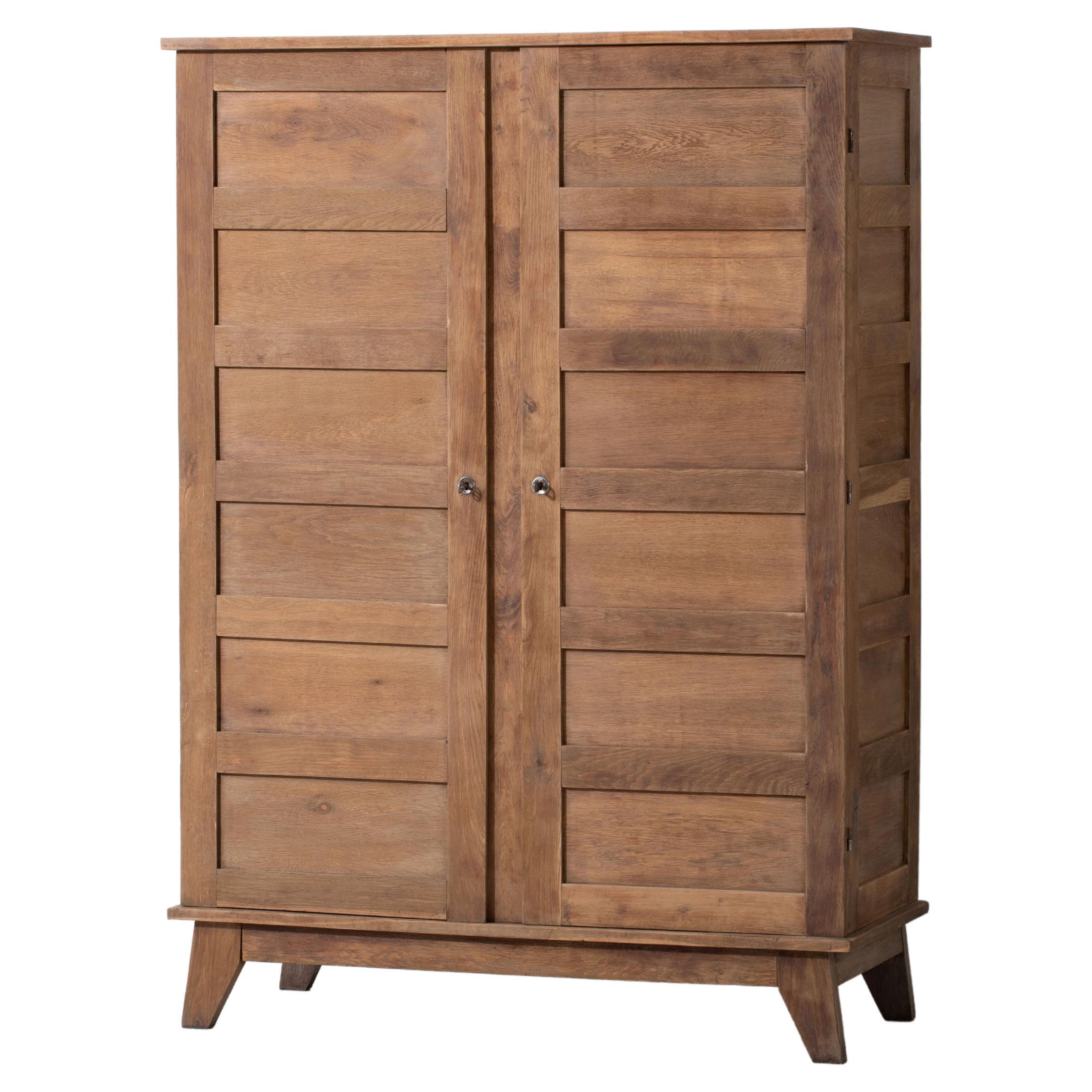 French Reconstruction Two Doors Wardrobe by René Gabriel