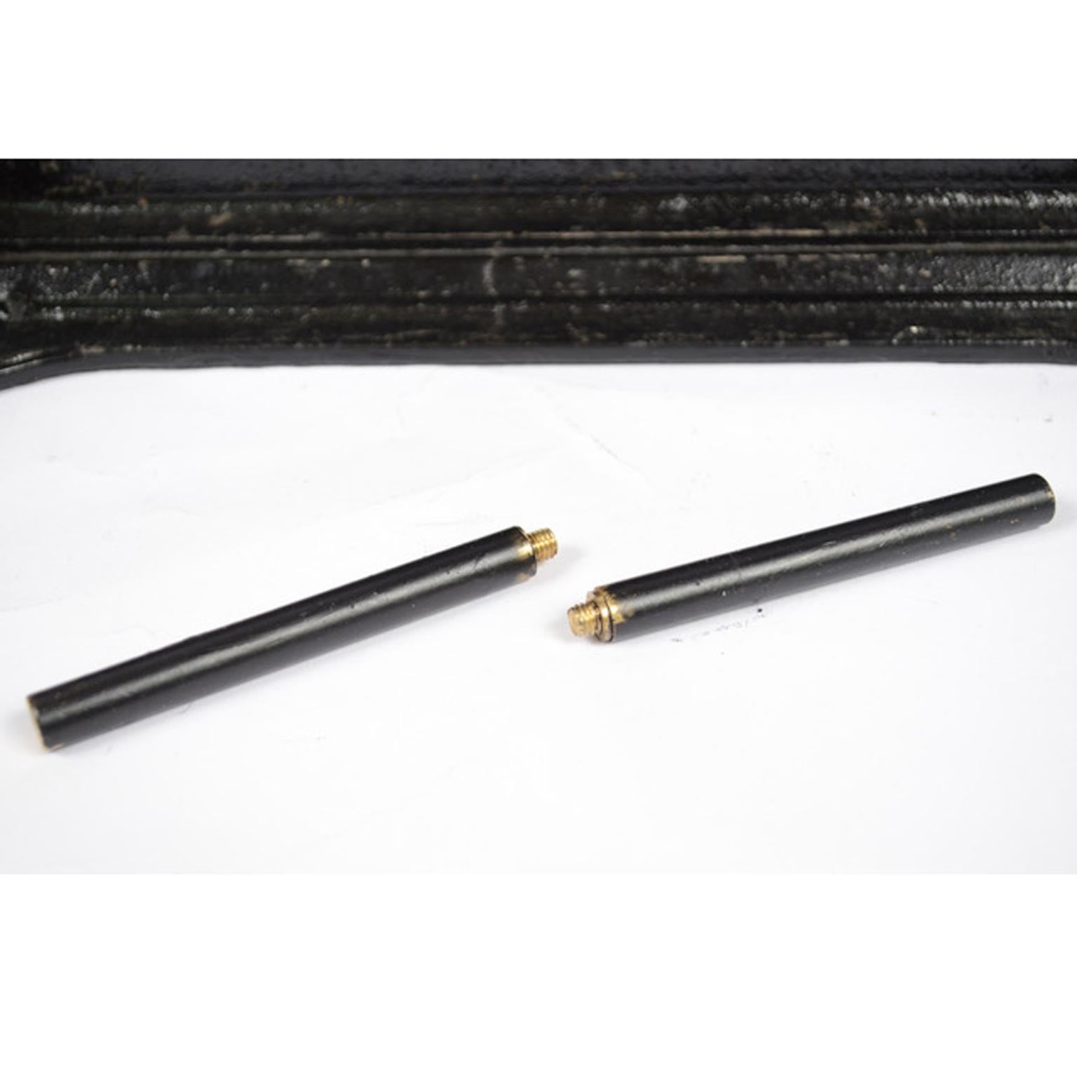 Recorder français barographe ancien Jules Richard Paris socle en fonte des années 1900 7