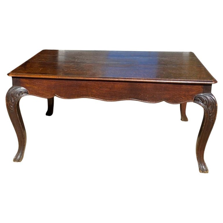 French Rectangle Hall Table/Center Table For Sale
