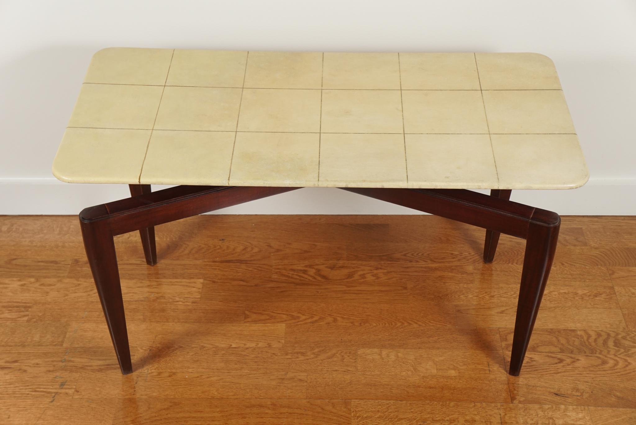 French Rectangular Cocktail Table In Good Condition For Sale In Hudson, NY