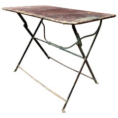 French Rectangular Folding Garden Table