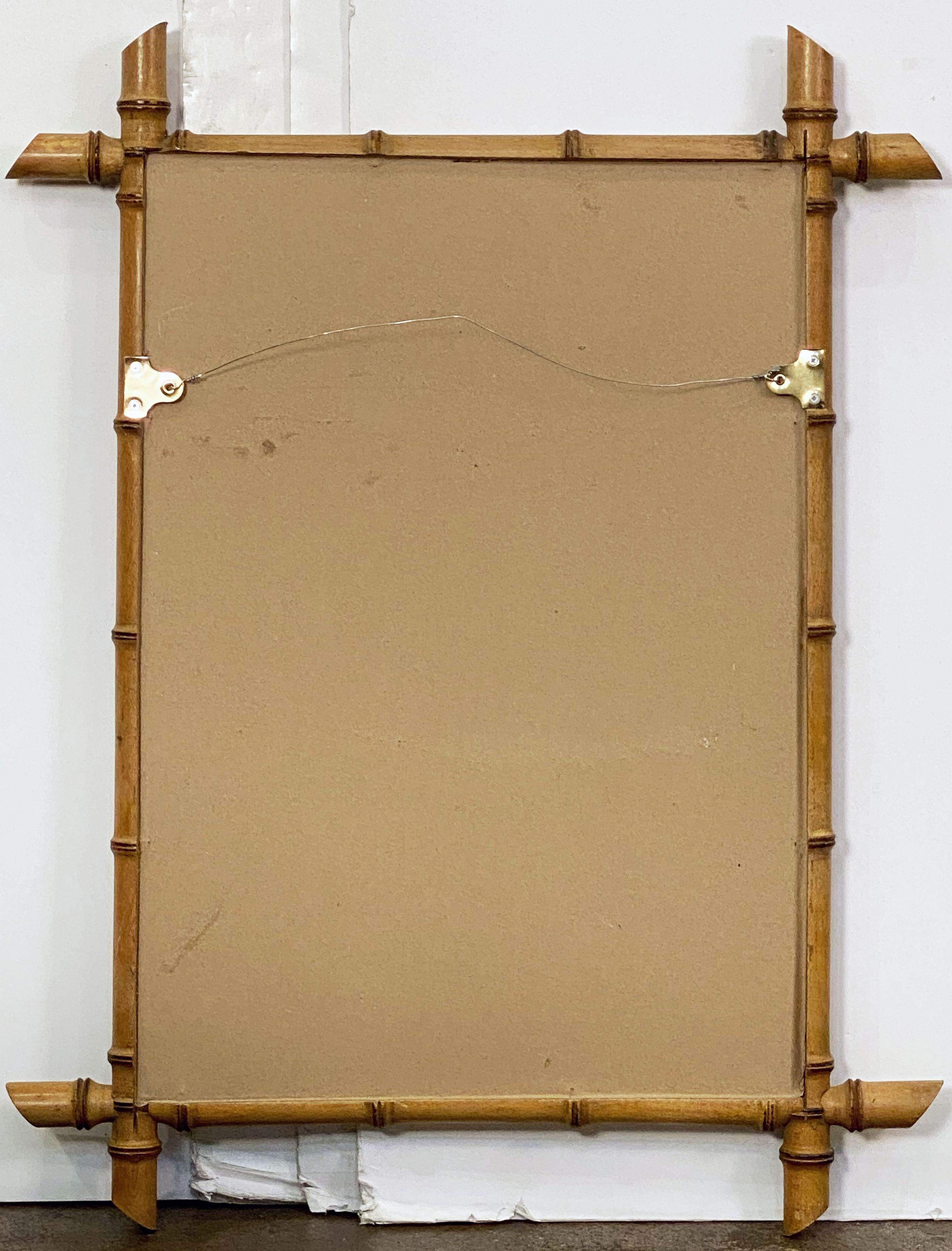 French Rectangular Mirror of Faux Bamboo (H 30 3/4 x W 23 1/2) For Sale 7
