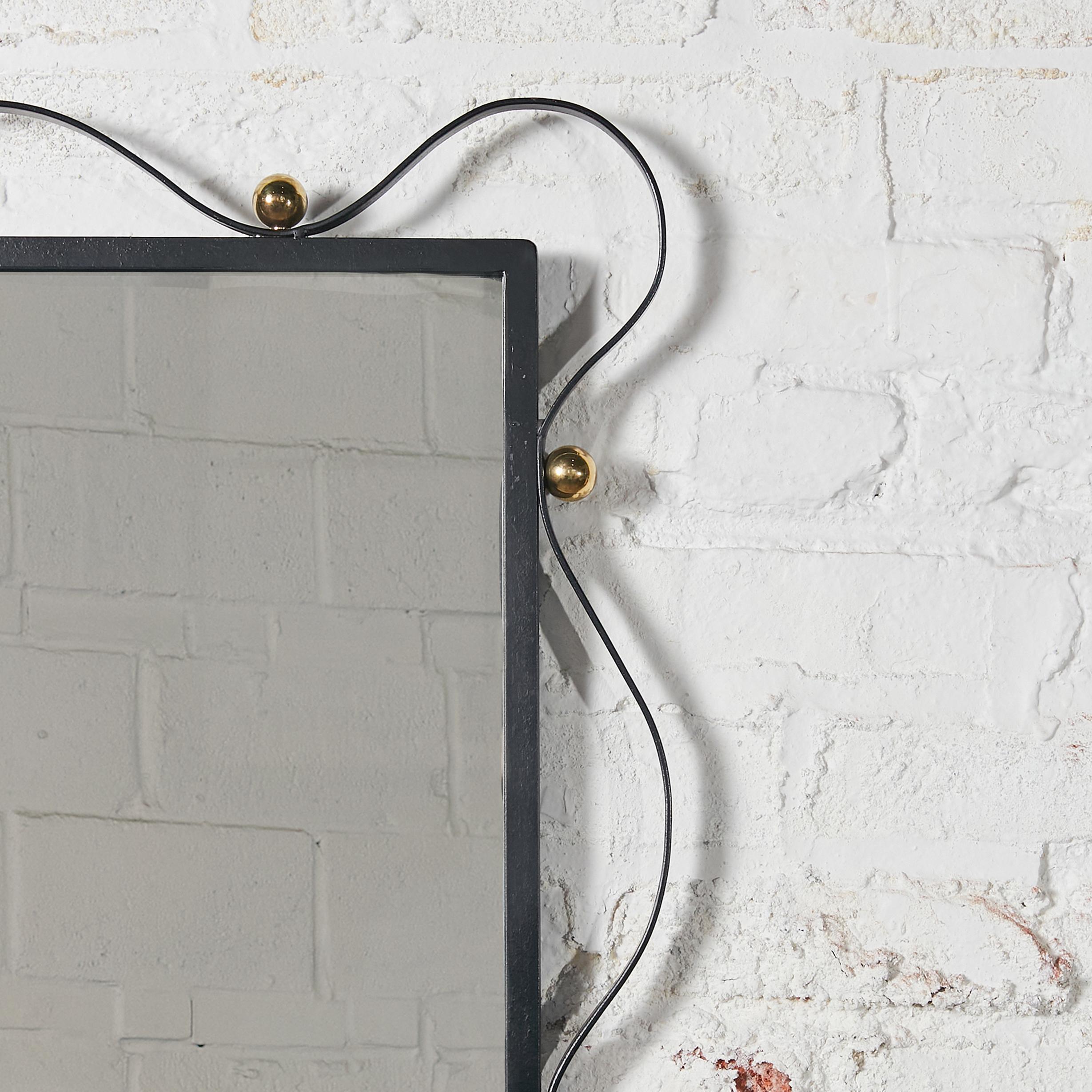 iron mirror frame design