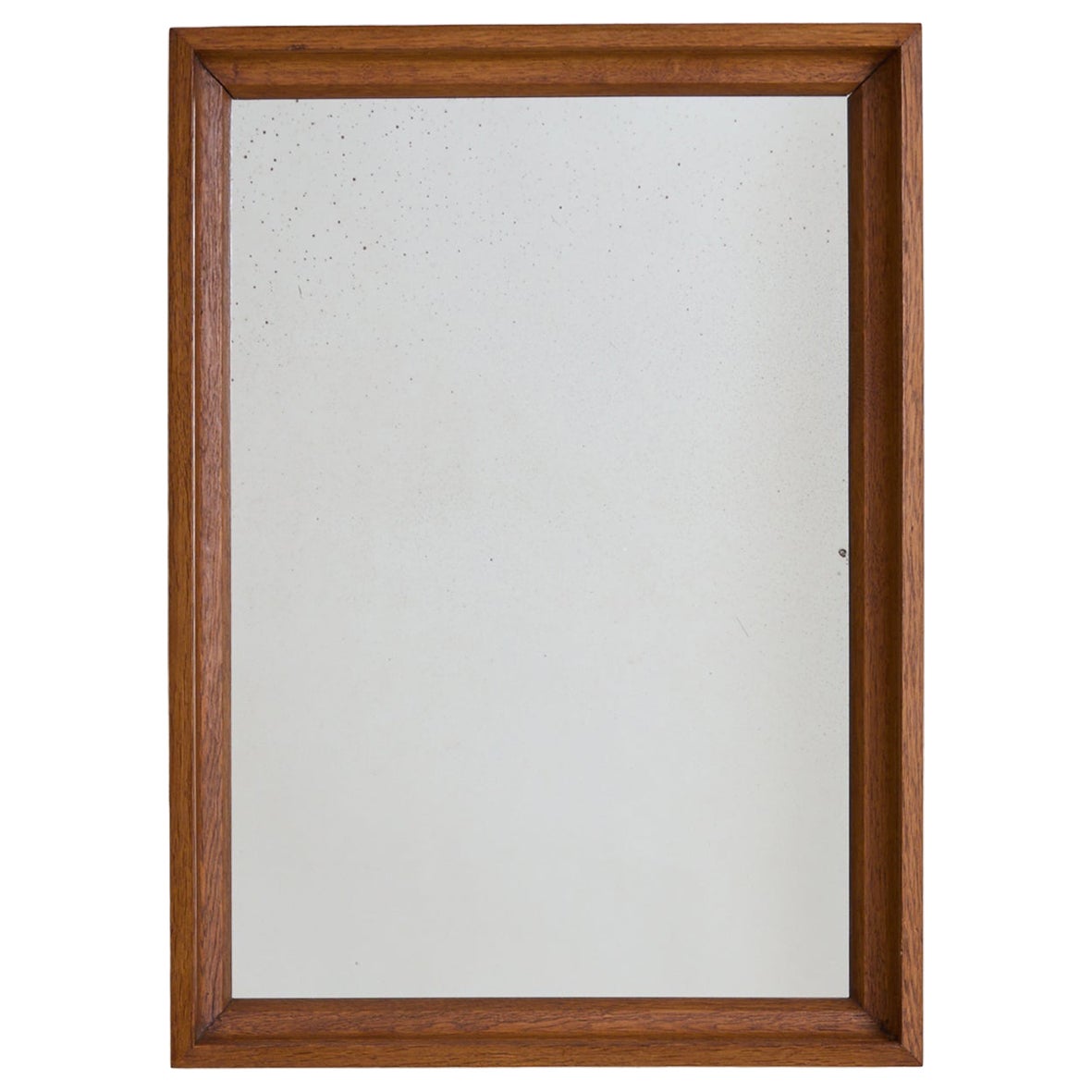 French Rectangular Wood Wall Mirror, 1940s - 2 Available For Sale