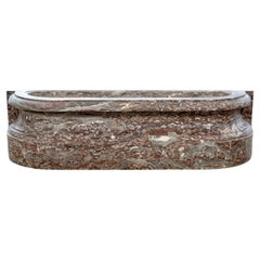 French Red Rance Marble Wall Planter