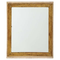 French Reeded Gilt Mirror