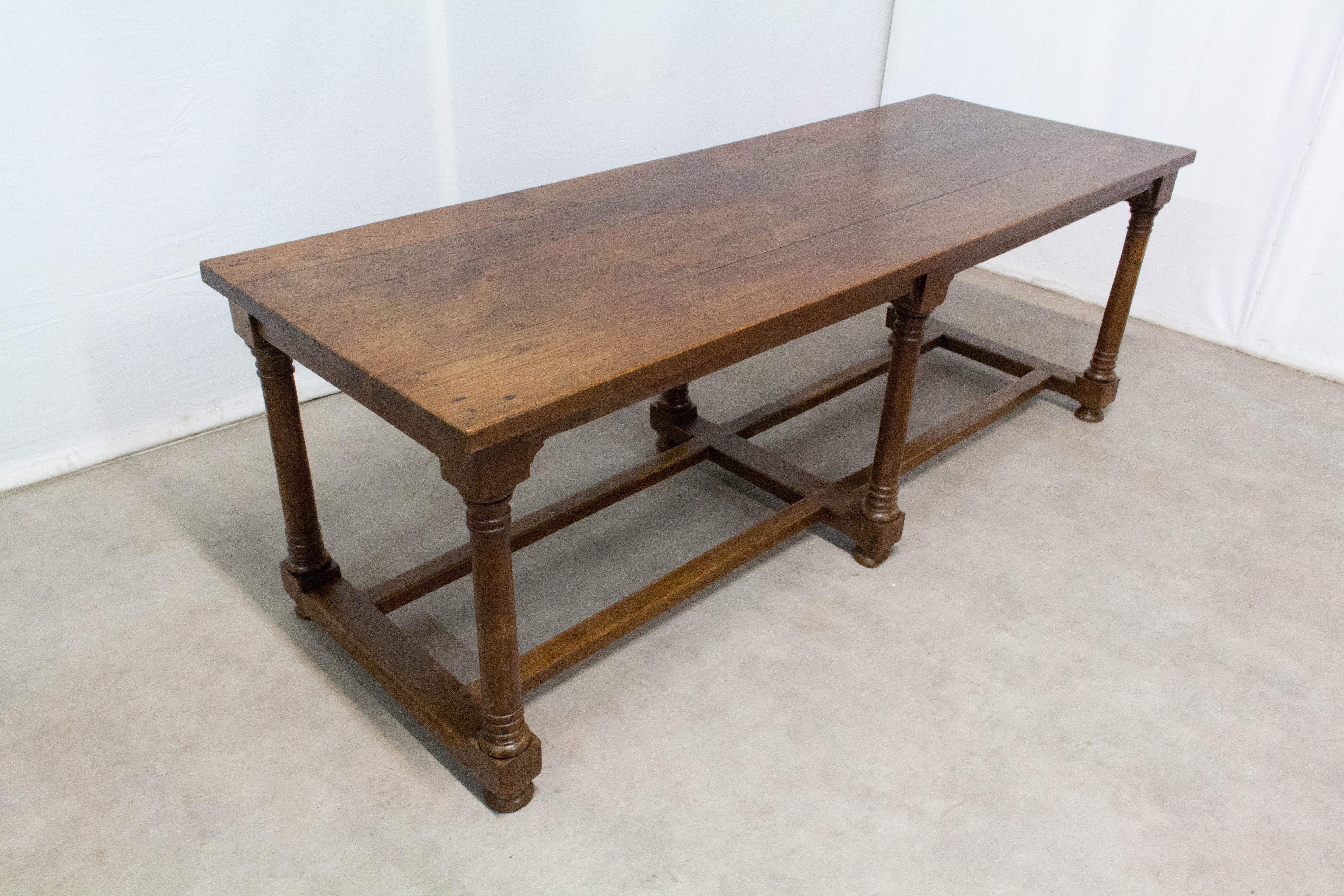 provincial oak dining table