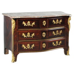 French Regence Chest of Drawers with Ormolu Fittings, Early 18th Century