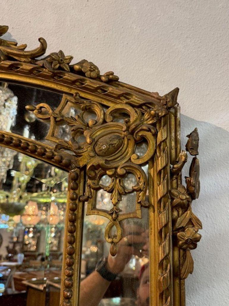 19th Century French Regence Mirror For Sale