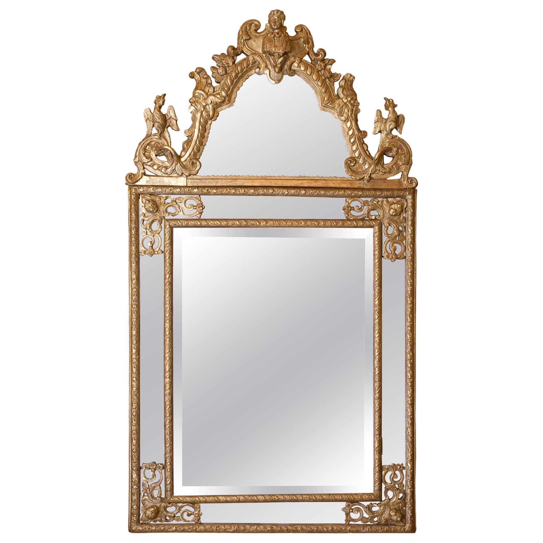 French Regence Period Mirror, 18th Century