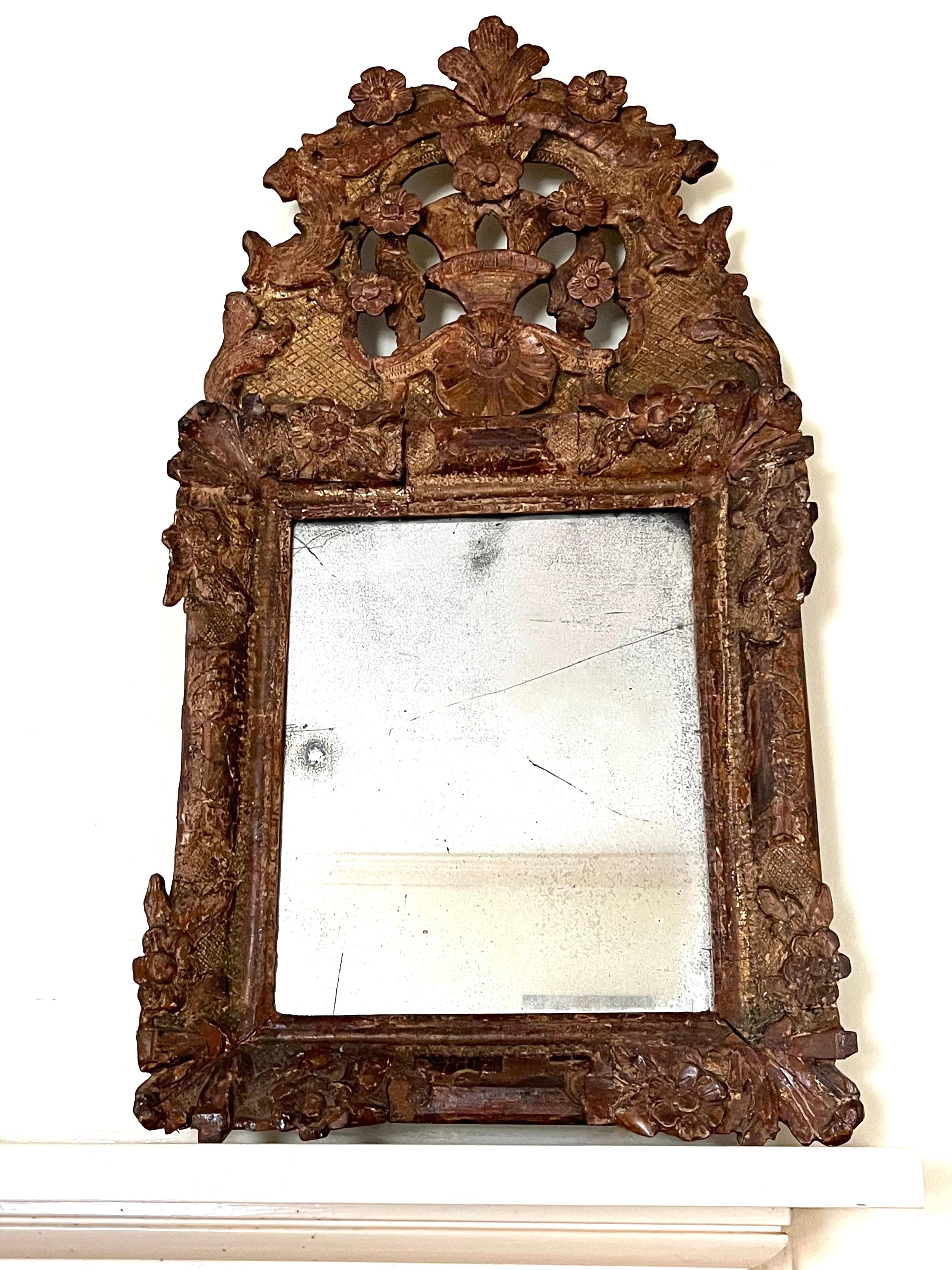 French Provincial French Regence Period Mirror