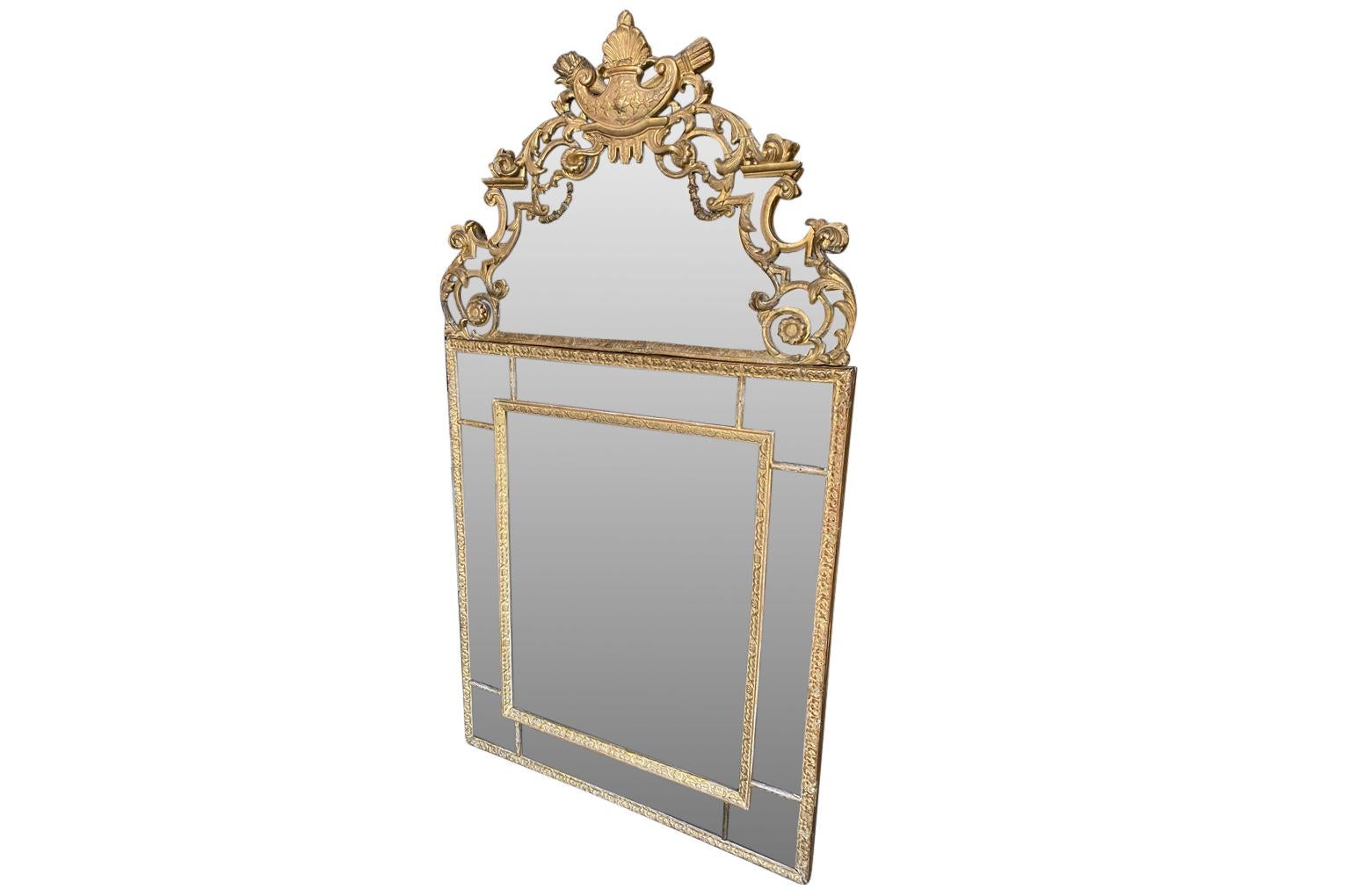 French Regence Period Mirror In Good Condition For Sale In Atlanta, GA