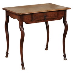 French Regence Period Walnut Side Table, circa 1720