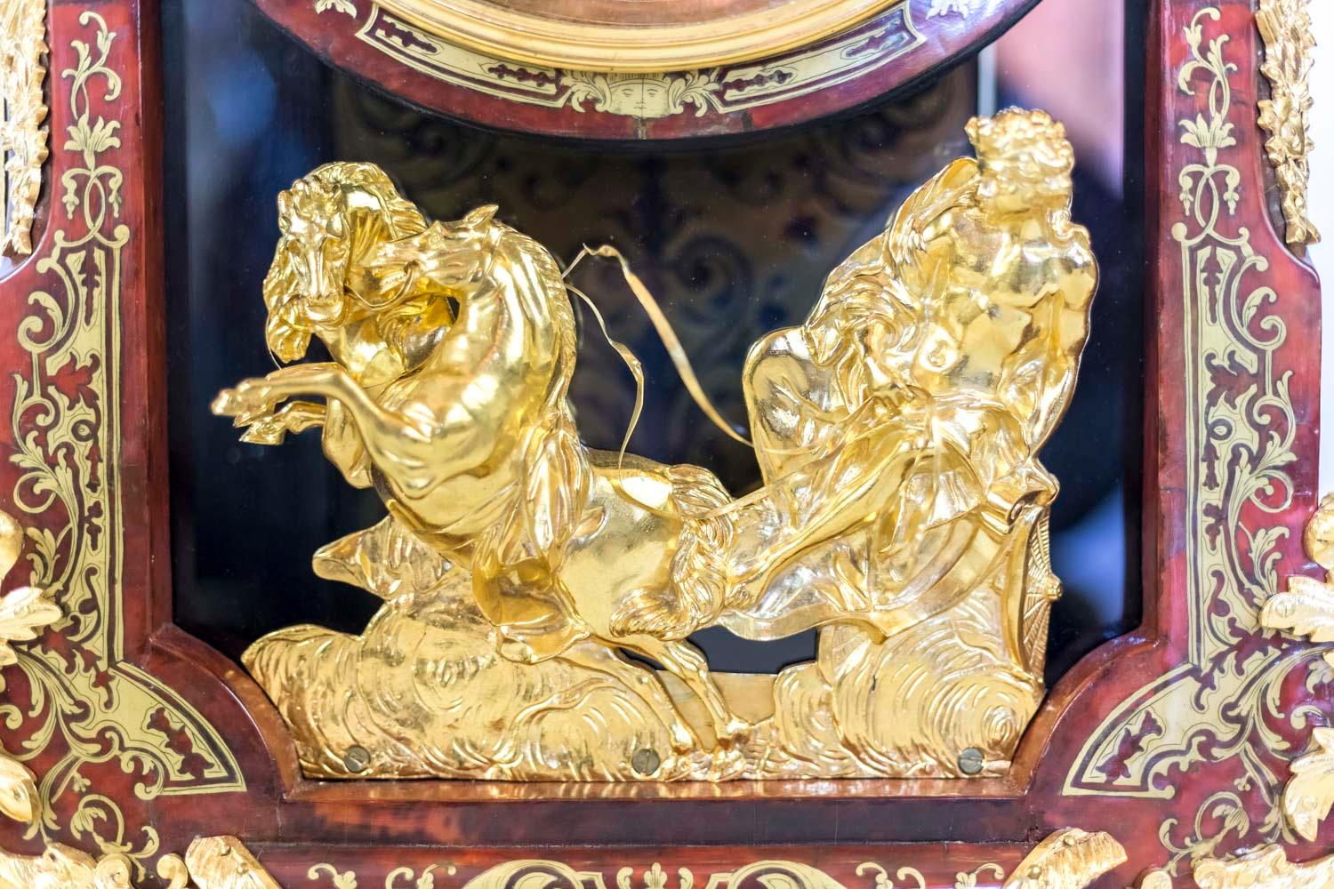 Cartela francesa estilo Regencia en marquetería de Boulle, hacia 1870 en venta 2