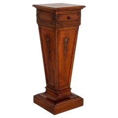 French Regence Style Carved Wood Pedestal