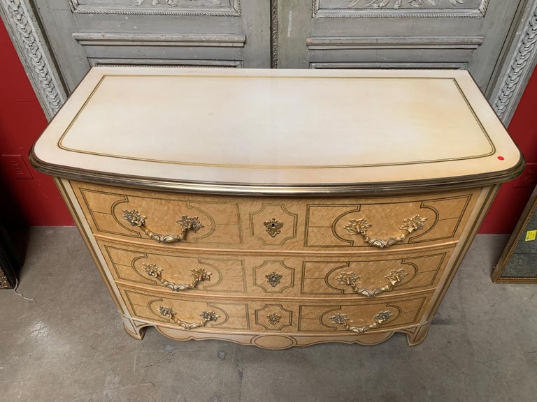 20th Century French Regence Style Commode by Maison Romeo For Sale
