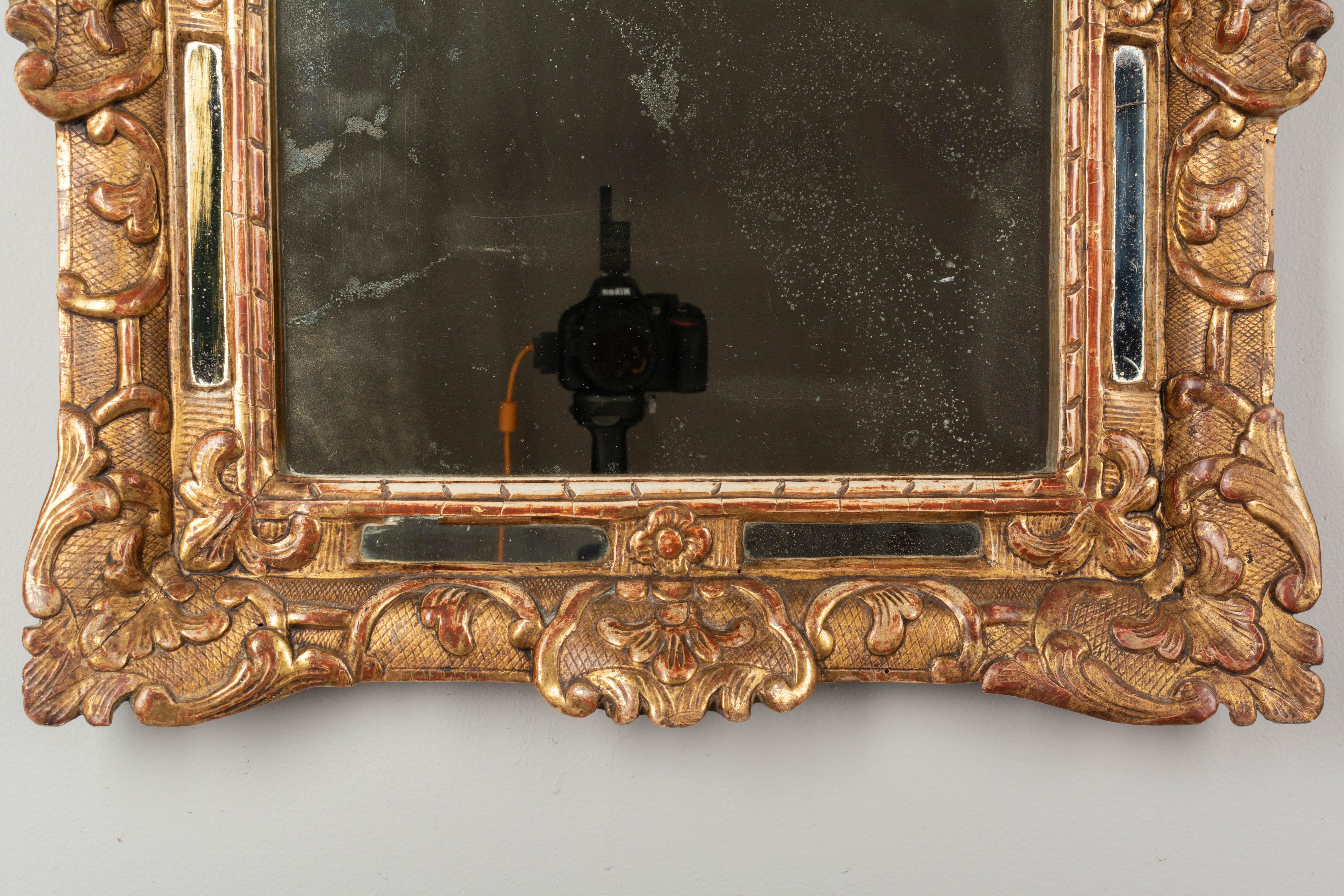 French Regence Style Gilded Parclose Mirror 2