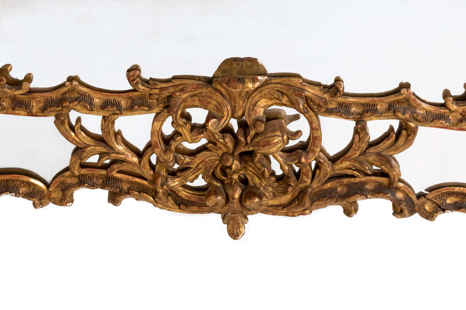 Early 18th Century French Regence Style Giltwood Mirror, 18th Century