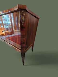 French Regence Style Rosewood Enfilade Sideboard, Marquetry, 1950s