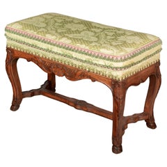 French Regence Style Upholstered Bench