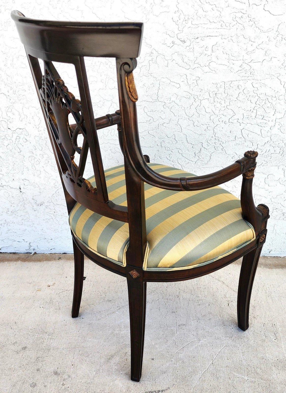 Acajou Fauteuil de bureau Régence en vente