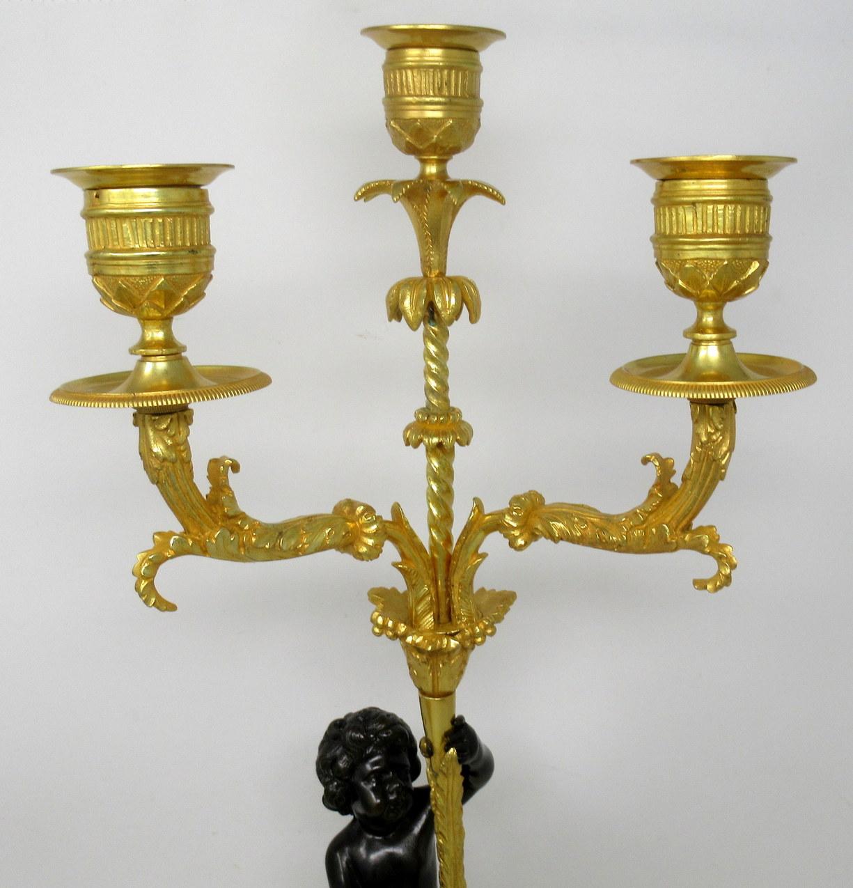 French Regency Empire Ormolu Bronze Candelabra Pierre-Philippe Thomire, Pair For Sale 4