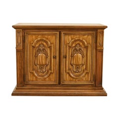 French Regency Louis XVI Pecan Wood Sideboard Buffet by Stanley, Circa 1960s