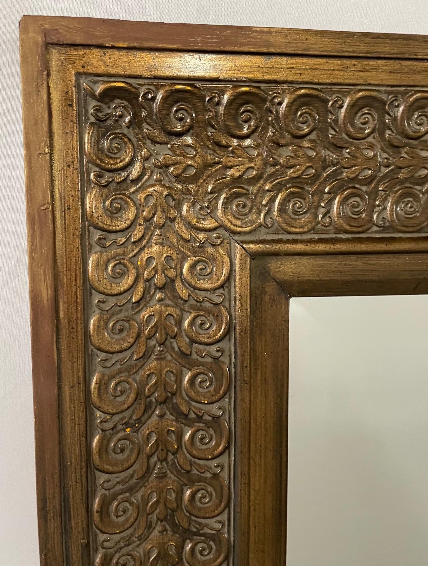 Wand- oder Kaminsims-Spiegel aus Mahagoniholz im Regency-Stil im Angebot 1