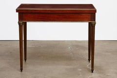 French Regency Neoclassical Flip-Top Roulette Game Table