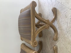 French Regency Ottomans-a Pair