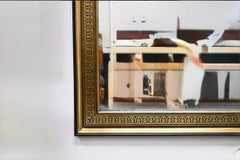 French Regency Period Brass Inlaid Rosewood Mirror, Circa 1820