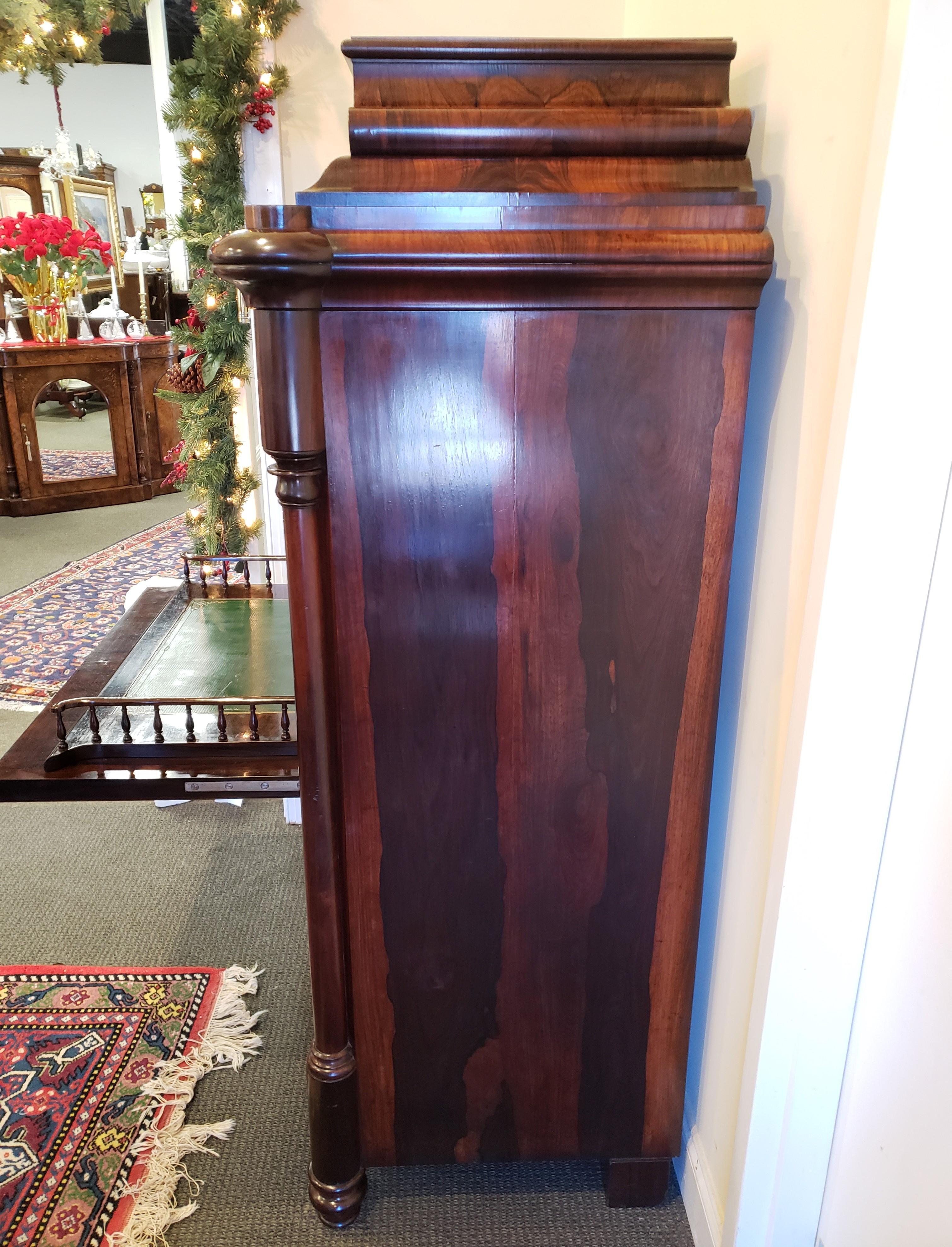 French Regency Rosewood Escritoire For Sale 5
