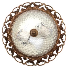 Französische Einbaubeleuchtung im Regency-Stil von Lucien Gau
