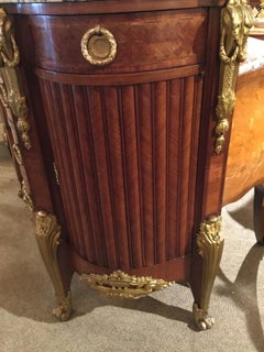 French Regency Style Gilt Bronze Mounted Sideboard/Commode Mahogany 19th Century