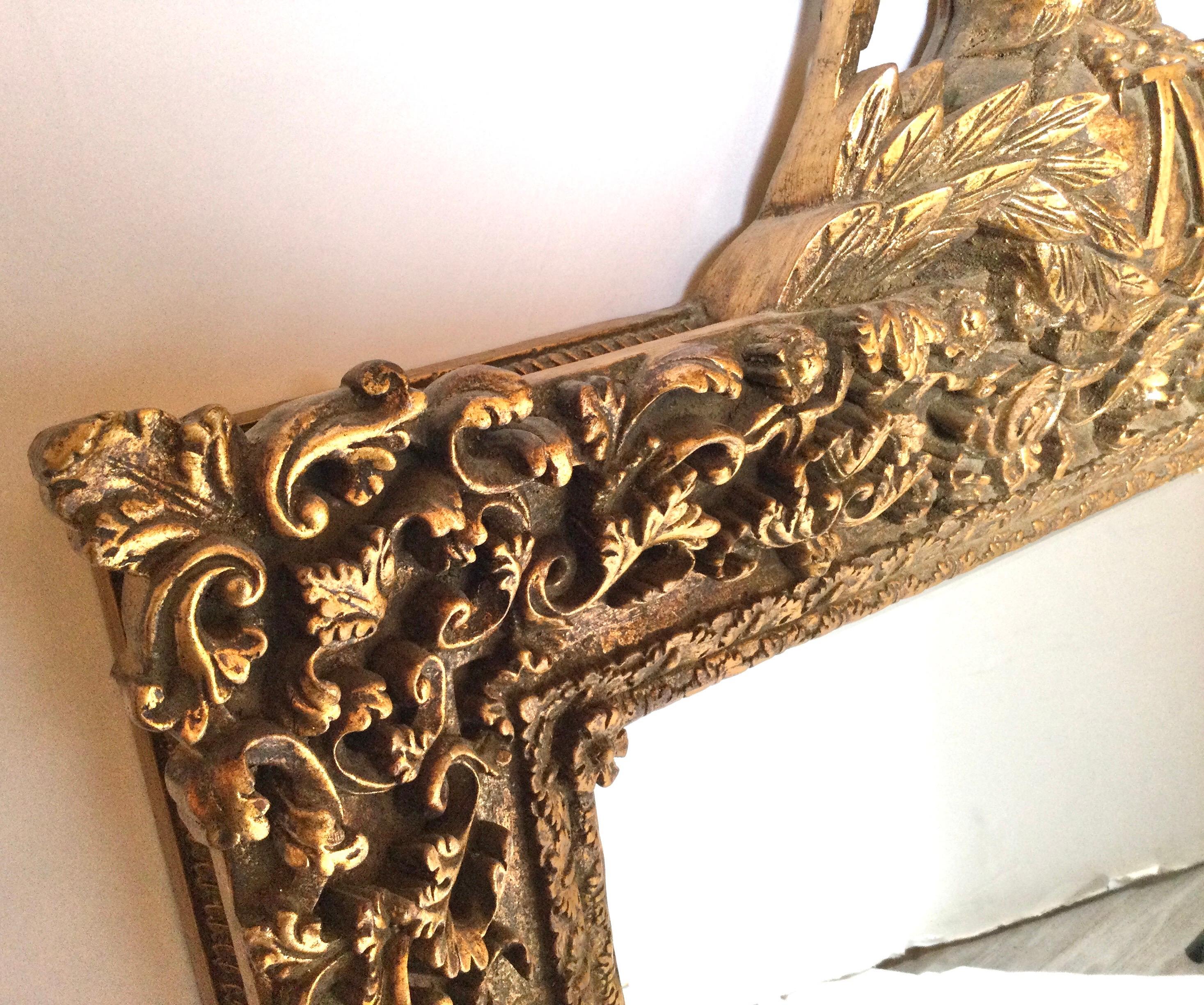 French Regency Style Giltwood Mirror For Sale 3