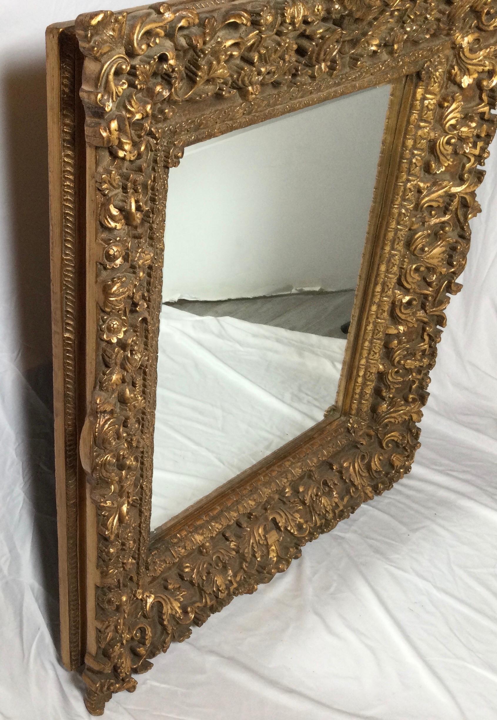 French Regency Style Giltwood Mirror For Sale 4