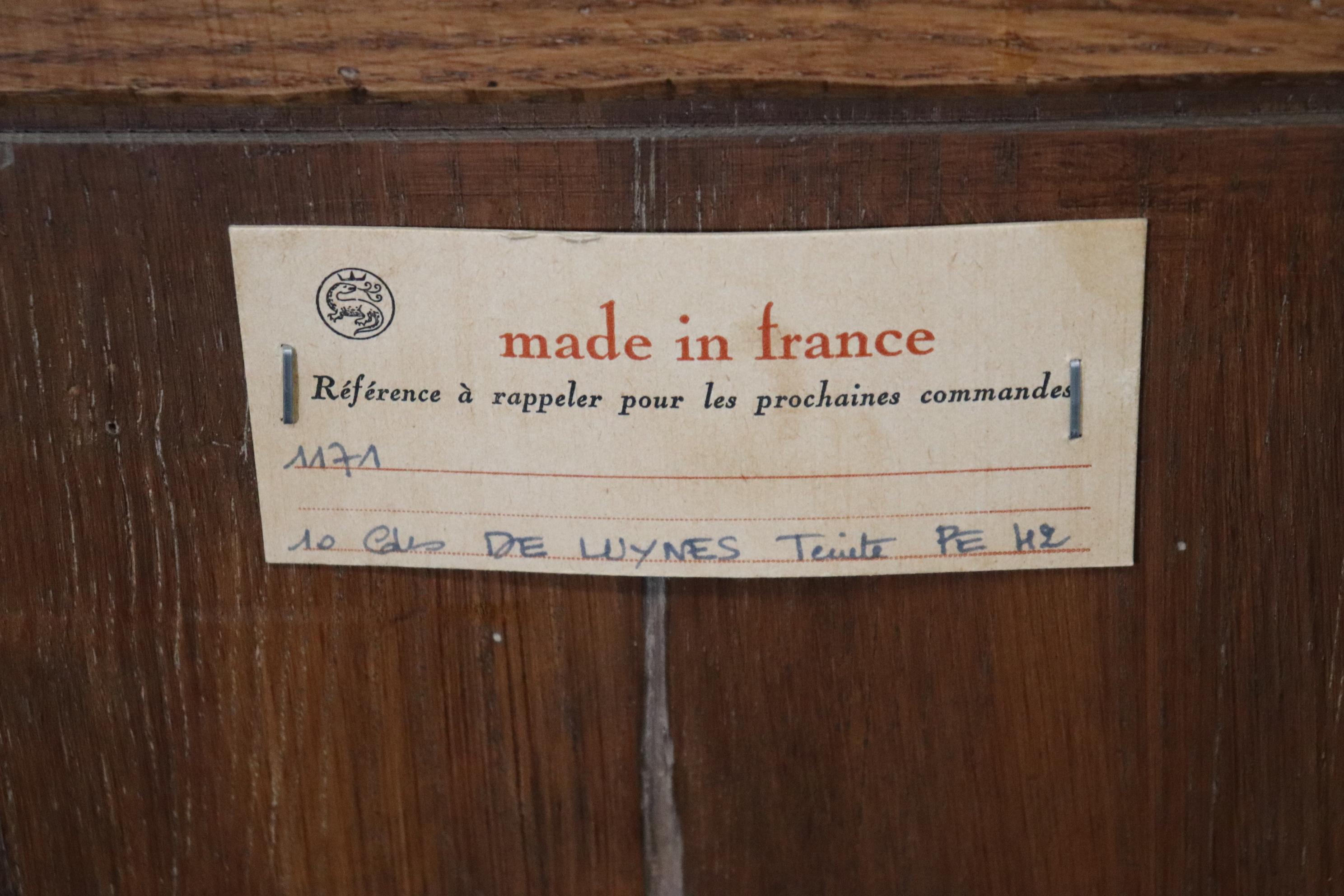 Französische Kommode im Regency-Stil mit Marmorplatte und Messingbeschlägen im Angebot 8